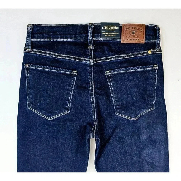 Lucky Brand 25X29 Women's Blue Denim Brooke Legging Jean Size 0/25A NWT - Picture 11 of 16